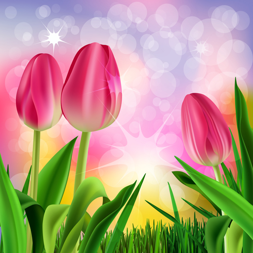 Spring flower beautiful backgrounds vectors 13 spring flower beautiful backgrounds   