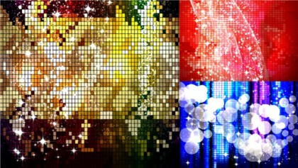 Starry mosaic background vector graphics starry mosaic background   