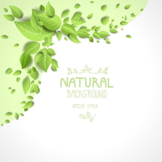 Eco style natural background vector 02 style natural eco background   