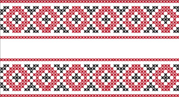 knitted fabric pattern border vector material set 08 pattern knitted fabric border   