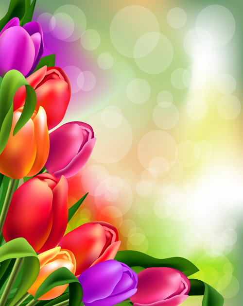 Spring flower beautiful backgrounds vectors 08 spring flower beautiful backgrounds   