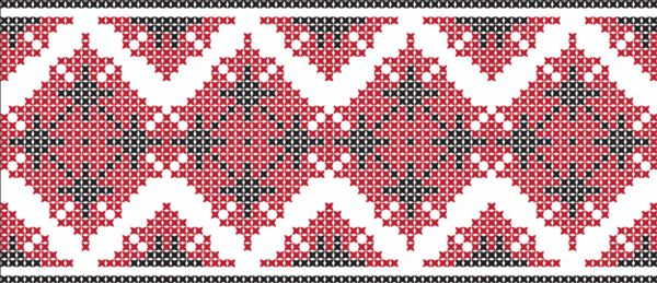 knitted fabric pattern border vector material set 03 pattern knitted fabric border   