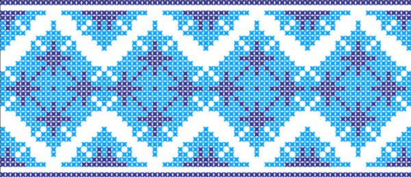 knitted fabric pattern border vector material set 02 pattern knitted fabric border   