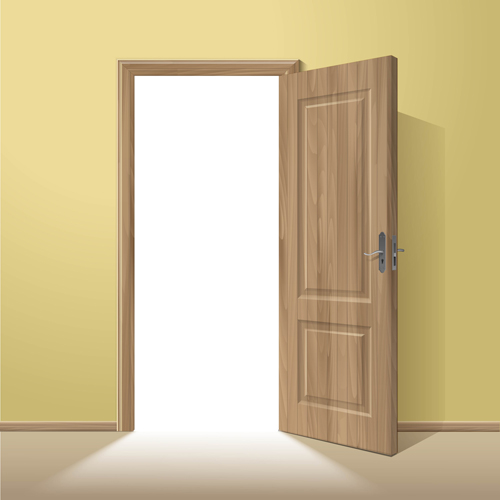 Exquisite wooden doors design vector 02 wooden exquisite   