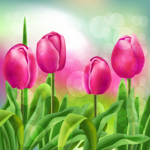 Spring flower beautiful backgrounds vectors 01 spring flower beautiful backgrounds   