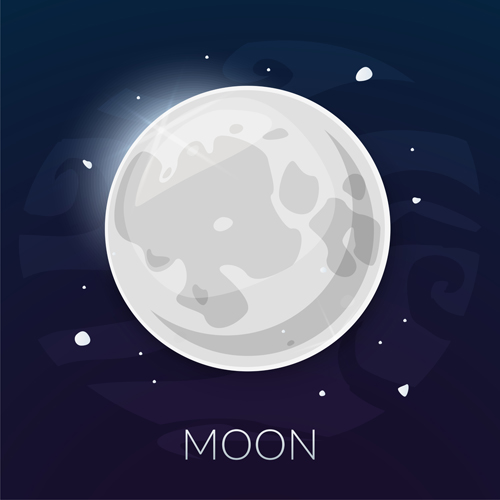 moon vector moon   