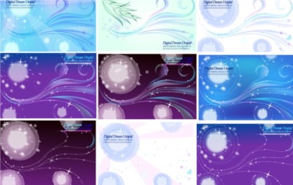 Dream flash background vectors material flash dream   