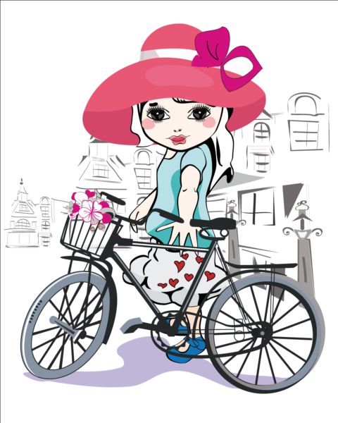 Little girl bycicle little girl bycicle   