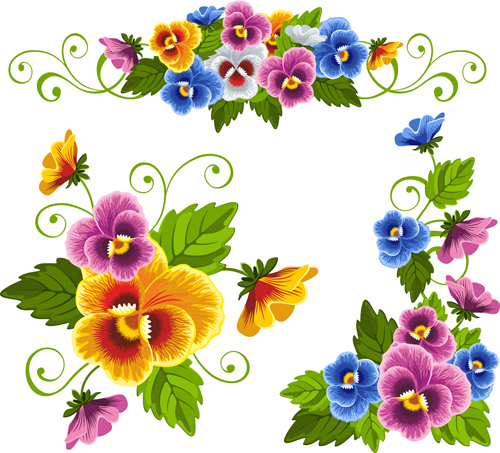 Beautiful flower ornaments vector illustration ornaments illustration flower beautiful   