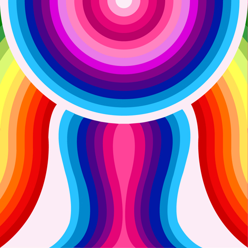 Colored Flow line background vector 02 line flow colored background   