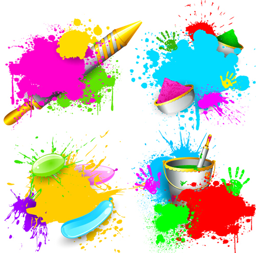 Holi creative background art vector 10 holi creative background   