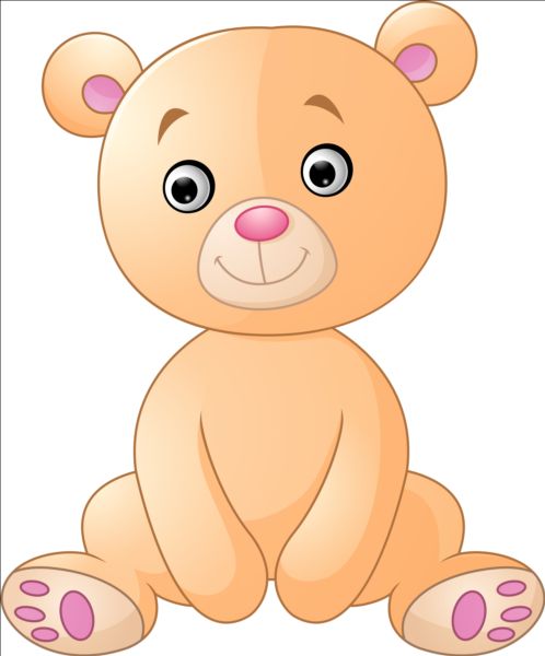 Cute teddy bear vector illustration 04 teddy illustration cute bear   