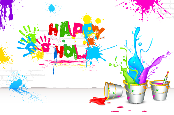 Holi creative background art vector 12 holi creative background   