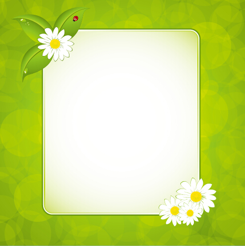 White flower with green background vector white green flower background   