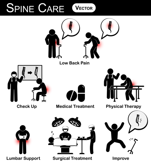 People medical infographic vector set 05 people medical infographic   