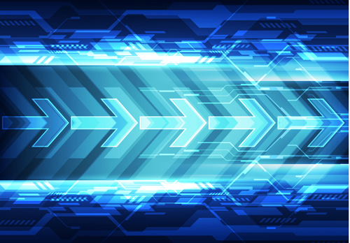 Blue tech futuristic background vector 10 tech futuristic blue background   