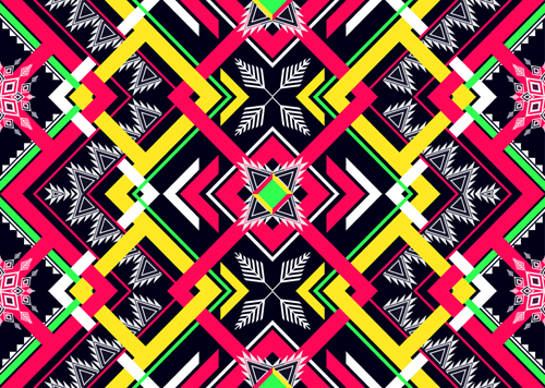 Seamless ethnic pattern design vector 09 seamless pattern ethnic design   