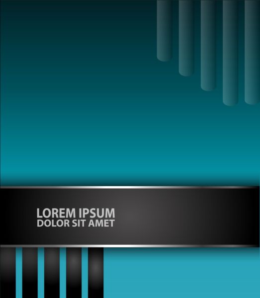 Light blue with black styles flyer and brochure cover vector 18 styles light flyer cover brochure blue black   