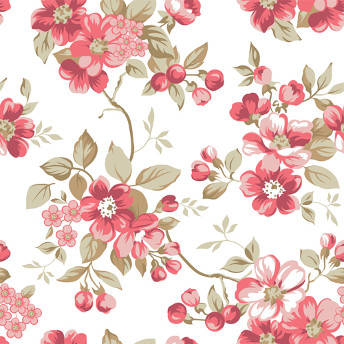 Clair floral seamless pattern vector 02 seamless pattern floral Clair   