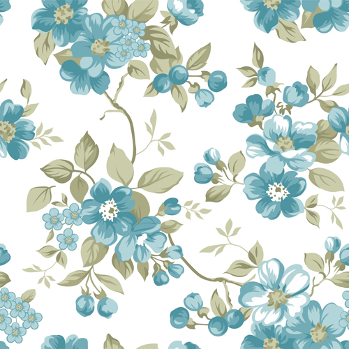 Clair floral seamless pattern vector 01 seamless pattern floral Clair   