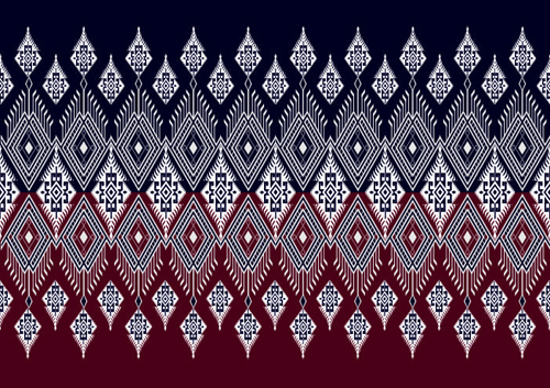 Seamless ethnic pattern design vector 05 seamless pattern ethnic design   