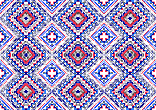 Seamless ethnic pattern design vector 01 seamless pattern ethnic design   