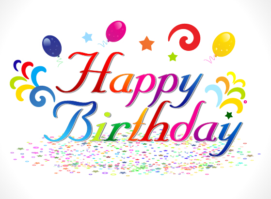 Multicolor happy birthday art background vector 01 multicolor happy birthday background   