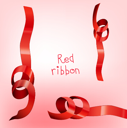 Beautiful red ribbon set 10 ribbon beautiful   