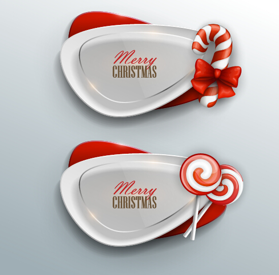 Vector christmas banners illustration set 06 illustration christmas banners   