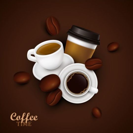 elegant caffee art background vector 02 elegant caffee background   