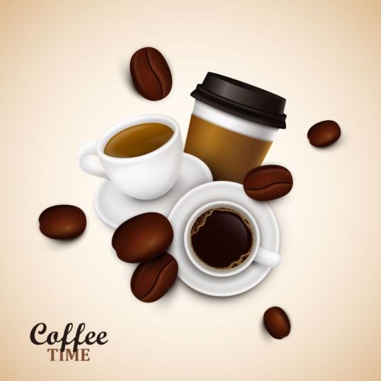 elegant caffee art background vector 01 elegant caffee background   