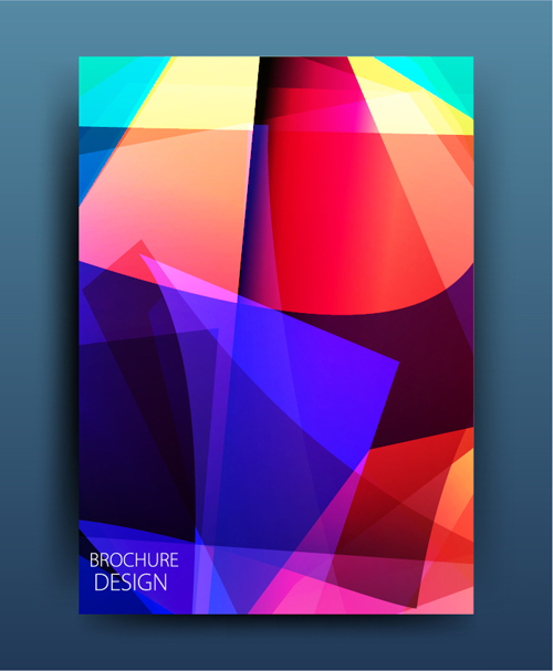 Geometric polygon brochure cover modern design 08 polygon modern geometric cover brochure   