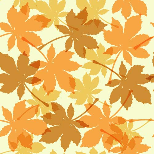 Leaves seamless pattern vector material 03 seamless pattern leaves   