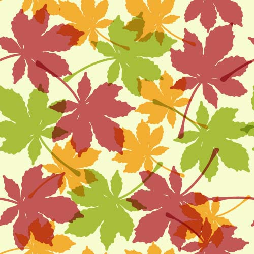 Leaves seamless pattern vector material 02 seamless pattern vector pattern leaves   