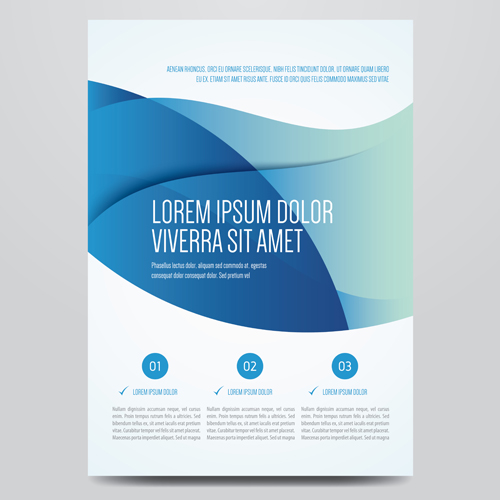 Blue style corporate brochure cover design vector 01 corporate brochure blue   