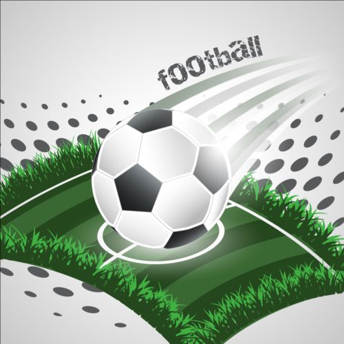 Football field with soccer background vector 02 Soccer football field background   