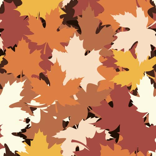 Leaves seamless pattern vector material 01 seamless pattern leaves   