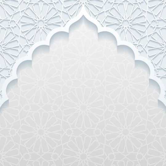 Mosque outline white background vector 02 white outline mosque background   