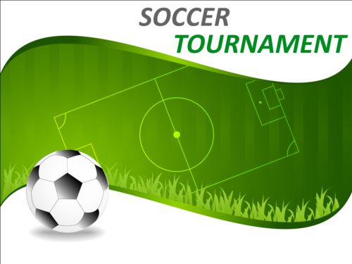 Football field with soccer background vector 01 Soccer football field background   