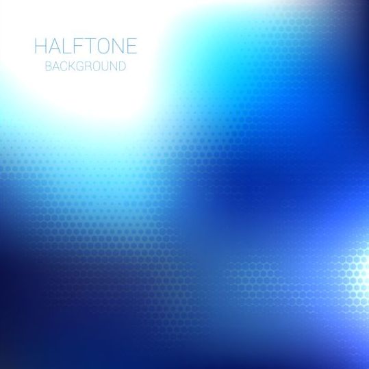 Blue halftone art background vector halftone blue background art   