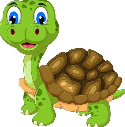 Funny cartoon turtles vectors 01 turtles funny cartoon   