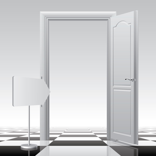 White doors design vector material 02 white doors   