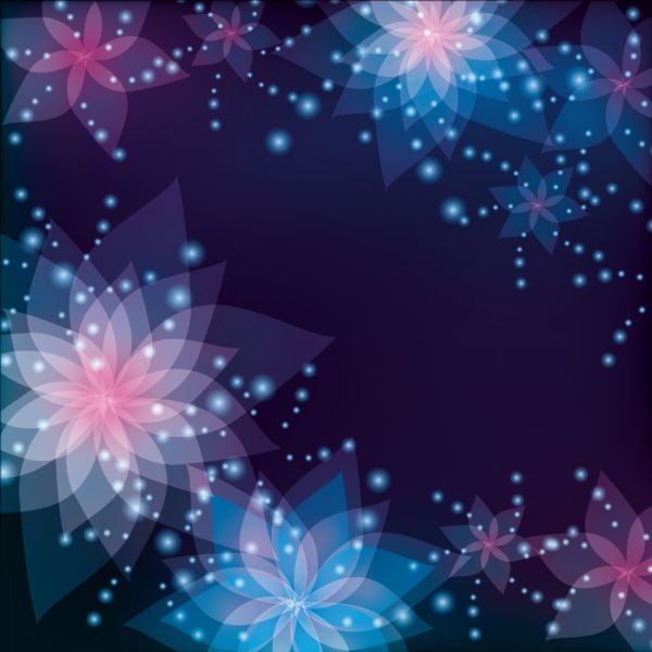 Dream decorative floral backgrounds vector 01 floral dream decorative backgrounds   