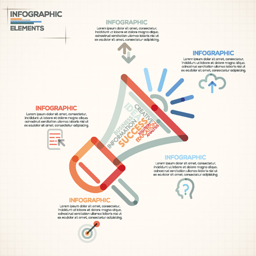 Beige infographics elements business template vector 05 template infographics elements business beige   