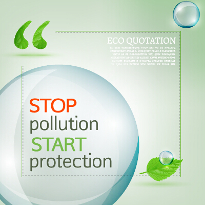 Eco quotation infographic vecotr quotation infographic eco   