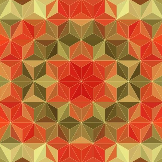 Geometric shape with mandala pattern vector 06 Shape pattern Mandala geometric   