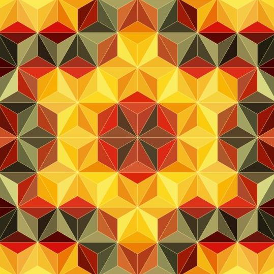 Geometric shape with mandala pattern vector 03 Shape pattern Mandala geometric   