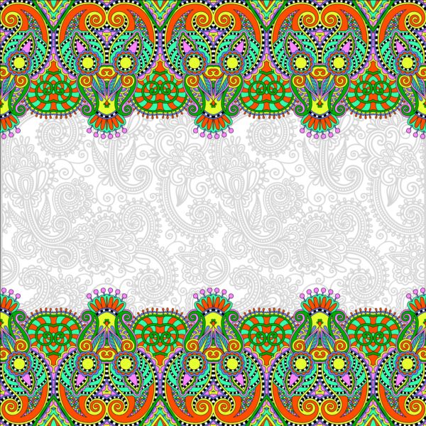 Ethnic ornament pattern seamless border vector 07 seamless pattern ornament ethnic   