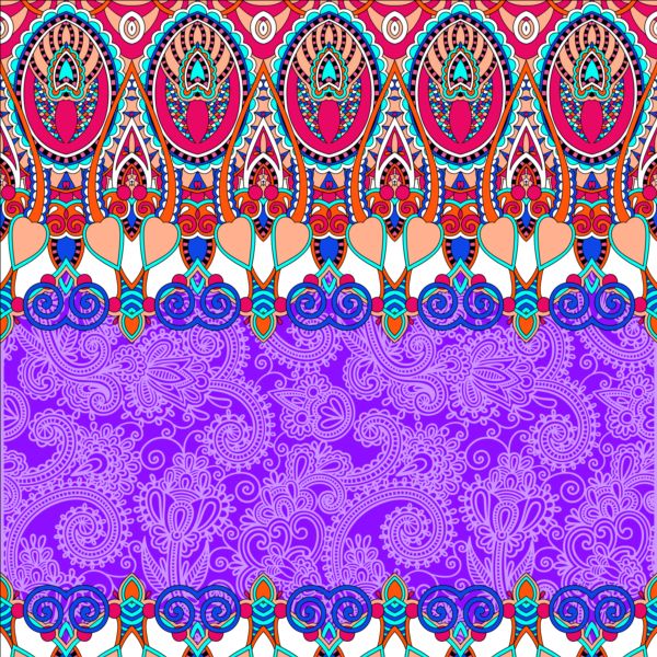 Ethnic ornament pattern seamless border vector 05 seamless pattern ornament ethnic   