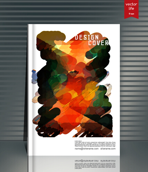 Book cover modern design vector 13 modern cover book   
